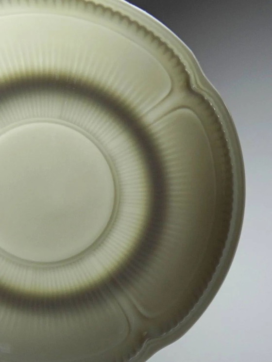 5 Tassen mit zwei Henkeln, Limoges Porzellan Bernardaud "Palm" – Geschirr, Vintage (photo 10 of 13)