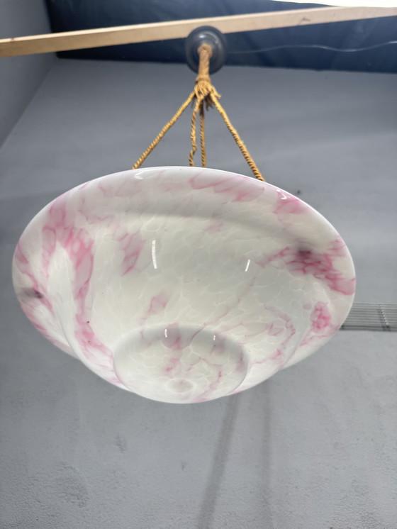 Image 1 of Lampada a sospensione Art Déco - Romantic Pink Swirl