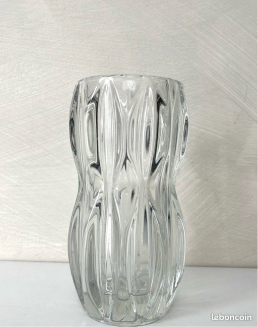 Vintage SKLO Union vase by Jan Schmidt mid-century