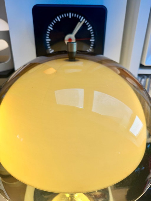 Lampe champignon de l'ère spatiale avec double abat-jour - 1970 Design Classique MCM Ligthning