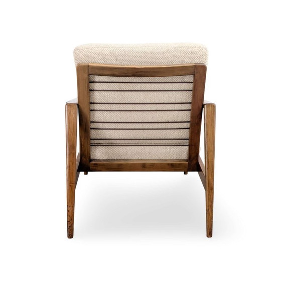 3x Poltrone Vintage Midcentury Noce anni '60 easy chair – Legno (photo 6 of 10)