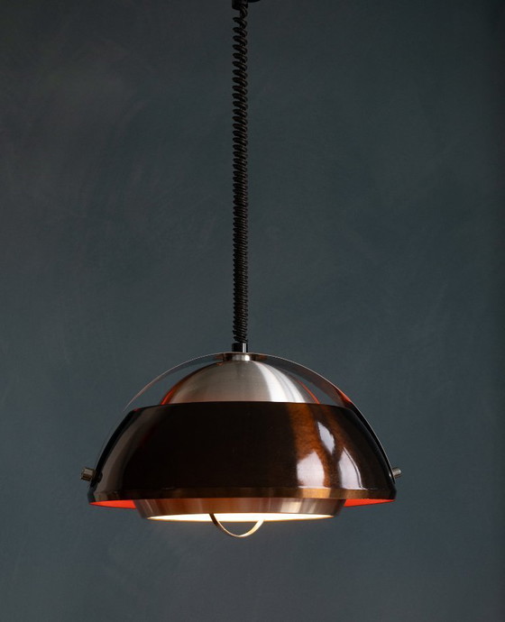 Image 1 of Lampada a sospensione dal design di metà secolo Lakro Amstelveen