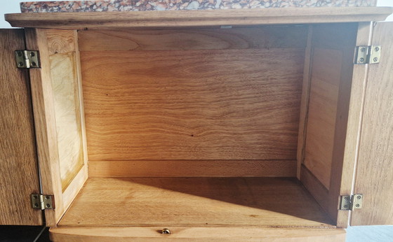 Image 1 of Meuble style Art déco- Chêne er hêtre- années 1950