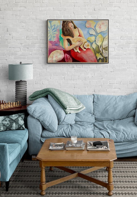 Image 1 of Mini dipinto acrilico su tela