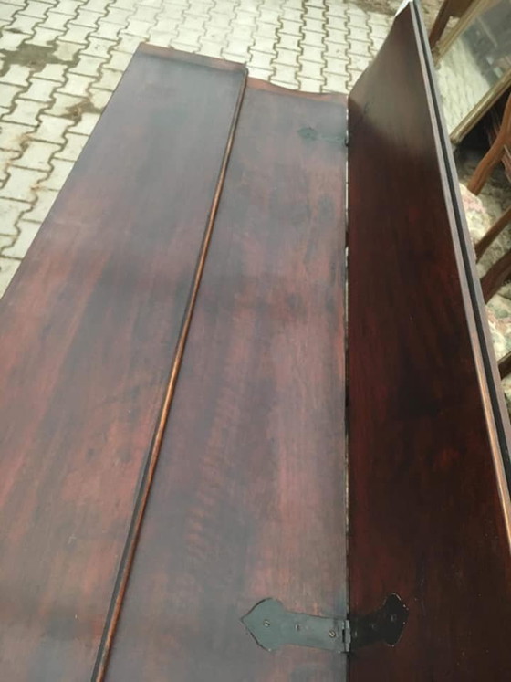 Antieke Walnoot Eettafel, jaren 1880 (photo 10 of 11)
