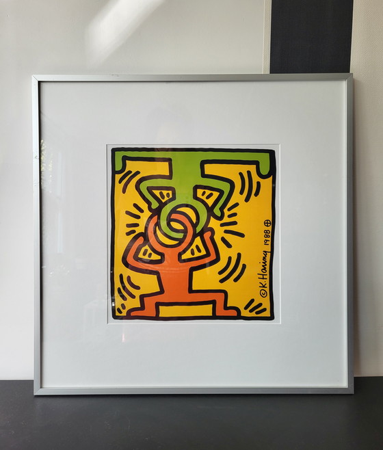 Image 1 of Keith Haring Art Print From the 1980s