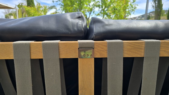 Image 1 of RODA Mistral 2-Sitzer-Möbelset plus Glastisch