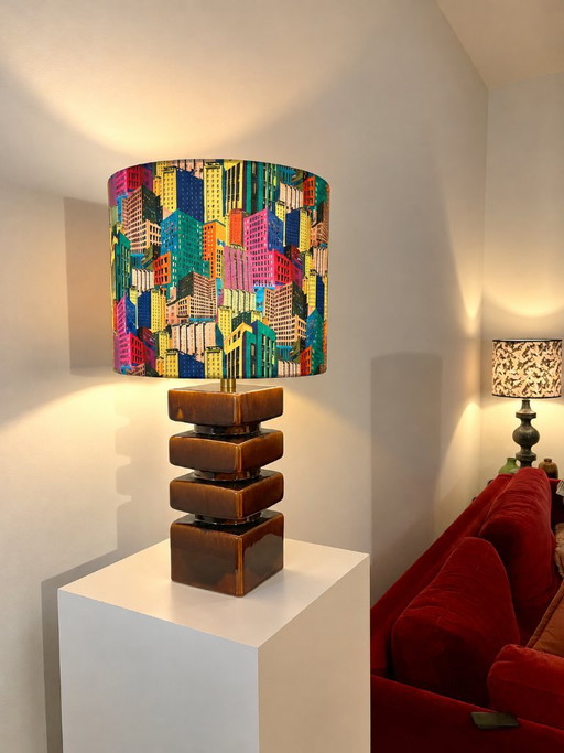 Lampe vase Cari Zalloni - très rare - Cityscape Collection XL - 55 cm