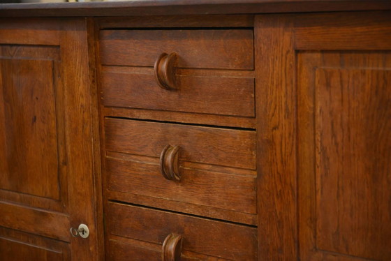 Buffet en chêne reconstruction par René Gabriel années 1940 – Armoires de rangement, Bois, Vintage (photo 5 of 12)