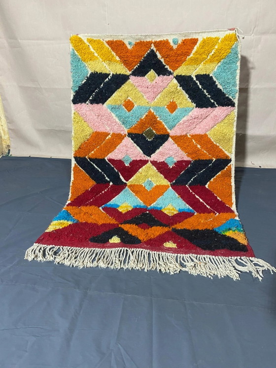 Natural handmade Moroccan rug 3 x 2 m – Rugs & carpets, Wool, Modern (photo 12 of 12)