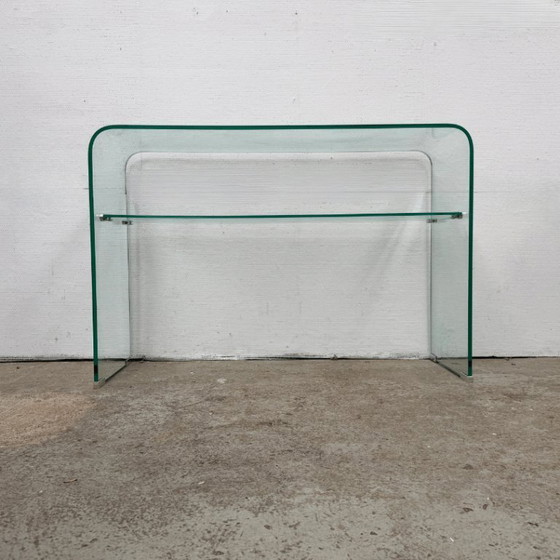 Image 1 of Tavolino laterale in vetro temperato - design moderno