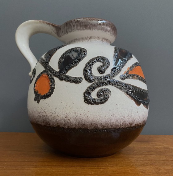 Image 1 of Scheurich vase model 484-21 1970s
