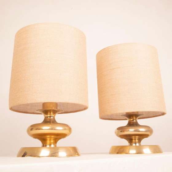Lampade da tavolo dorate di Luci Italia, 1970 – Vintage (photo 10 of 17)