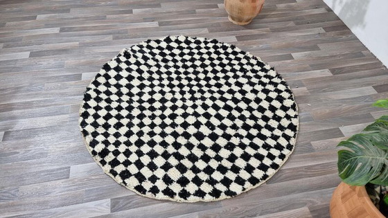 Round Moroccan Rug Berbere 150/150cm – Tapis, Wool (photo 3 of 7)