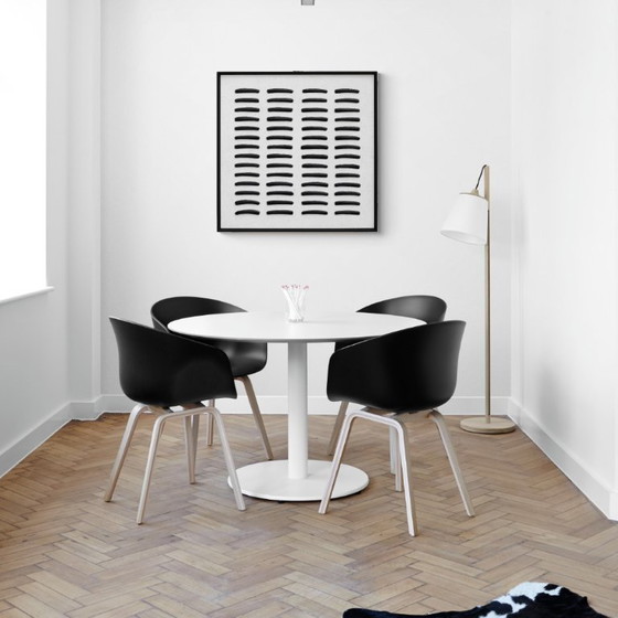 Image 1 of Coquilles de rasoir noires - 83 x 83 cm