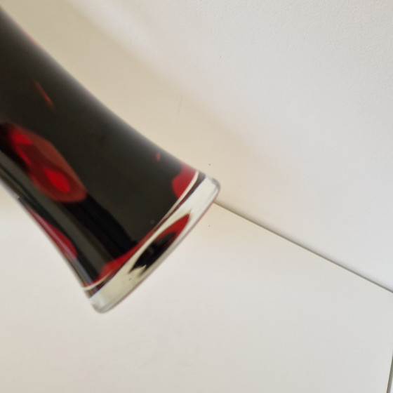 Vintage Glazen Vaas Mondgeblazen Vaas – Vazen, Glass (photo 8 of 11)
