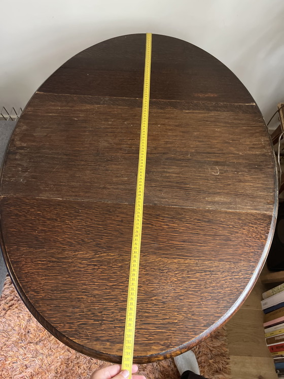 Image 1 of Antique side table foldable 
