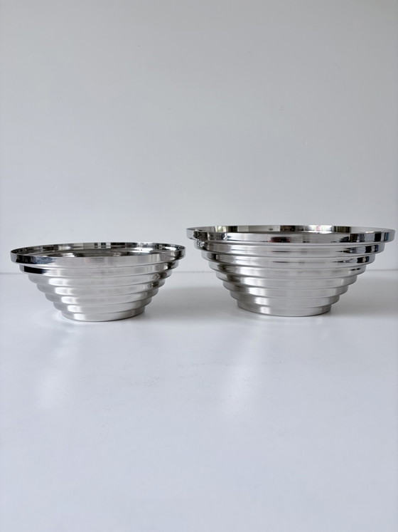 Alessi Schaal “Maya” van Giulio Confalonieri – Schalen, rvs (photo 5 of 5)