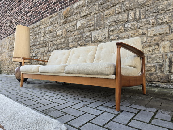 Image 1 of Eugen Schmidt Sofa Daybed jaren 60 Mid Century jaren 70 Zitgroep Vintage Bank Easy Chair Fauteuil