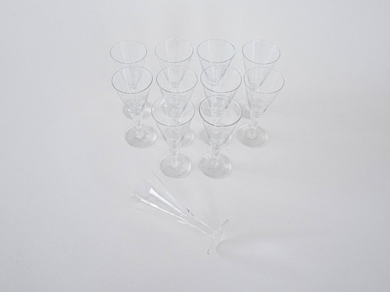 Image 1 of Set of crystal glasses, Danish design, 1970s, manufacturer: Denmark