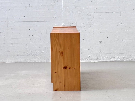 Buffet vintage en pin, années 1970 – Buffet bas, Wood (photo 11 of 15)