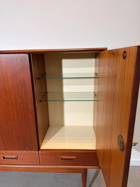 Image 1 of Vintage Mid-Century Teak Highboard / Drinks Cabinet – 1960s