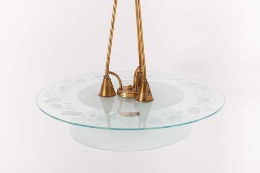 Plafondlamp Pietro Chiesa van Fontana Arte, Italië, jaren 1930.