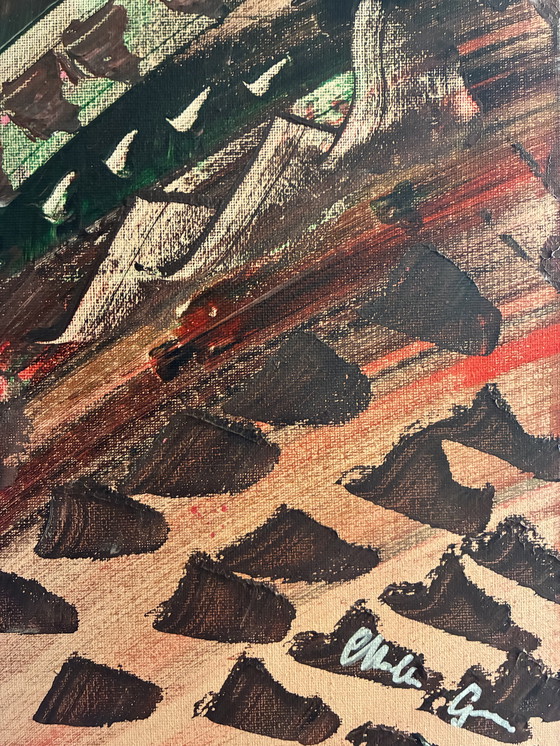 Image 1 of Walter Geraci - Abstrait industriel XL