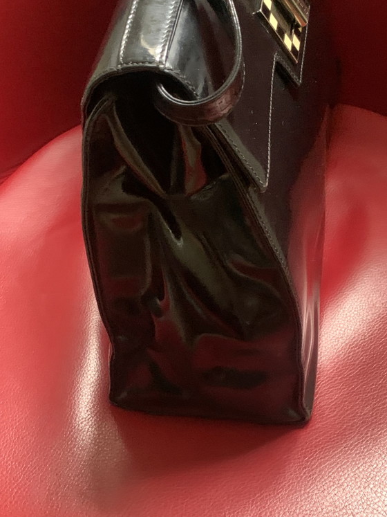 Rara borsa a trapezio vintage di Karl Lagerfeld (anni '90) – Articolo d'archivio e da collezione (photo 7 of 15)