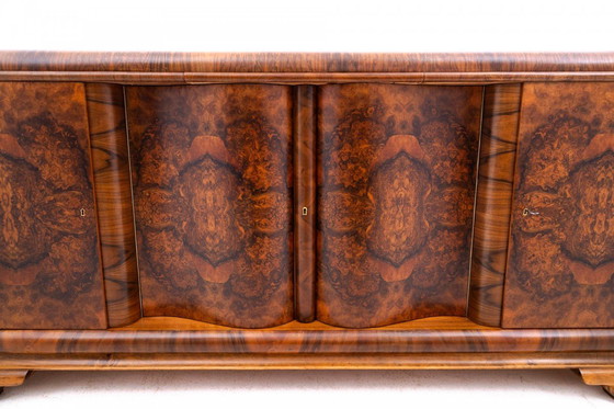 Image 1 of Large Art Deco chest of drawers from the 1950s, Poland.