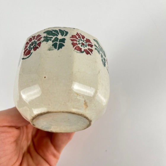 Image 1 of Antieke ijzerstenen beker voor verzamelaars, eind 19e - begin 20e eeuw.