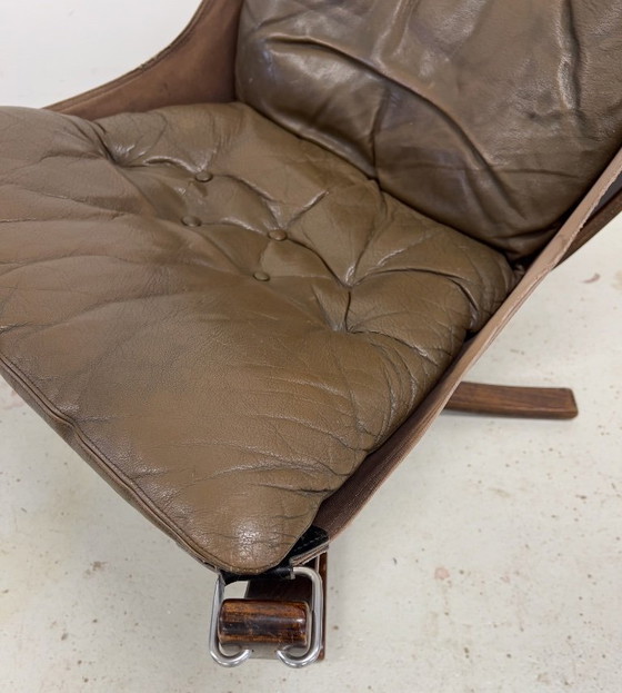 Image 1 of Sedia Falcon di Vatne Møbler, Norvegia, anni '70.