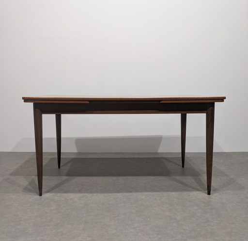 Table de salle à manger scandinave en teck vintage