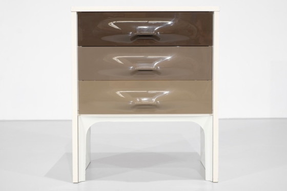 Image 1 of Bedside table "DF2000" by Raymond Loewy for Doubinsky Frères, France, 1960s.