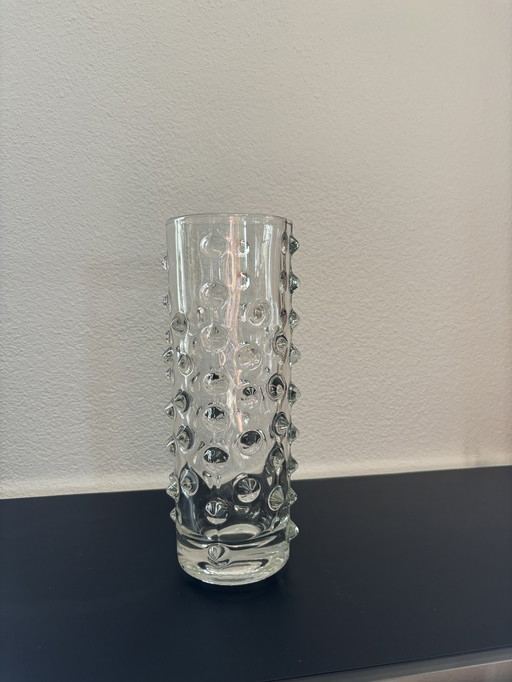 1970’S Sklo Union Glass Vase By Pavel Panek 