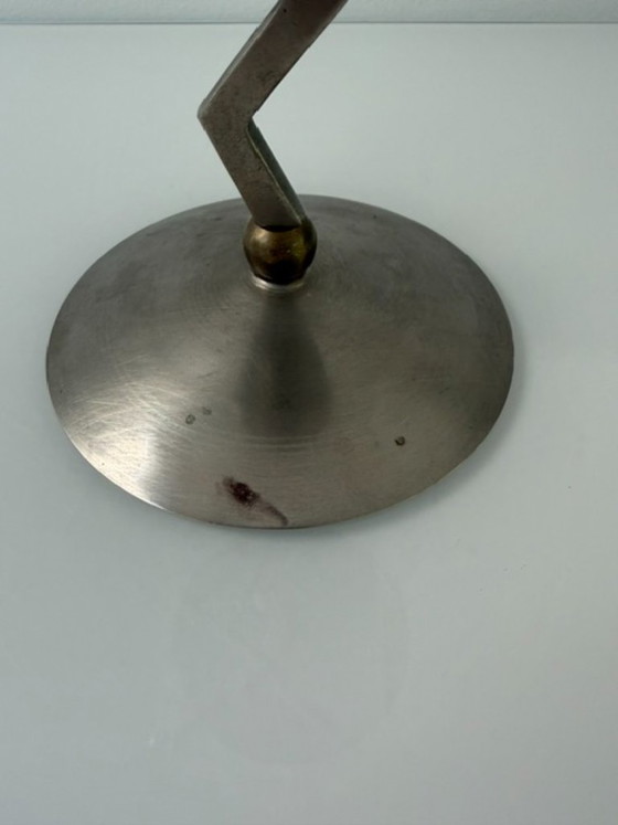 Portacandele Vintage Postmoderno Ottone/Nichel Anni '80 – Metal (photo 12 of 13)