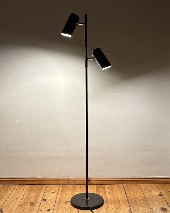 Image 1 of Vintage Floor Lamp OMI design Brutalist 1970s Space Age Industrial design Mid Century 70s Minimalism Germany