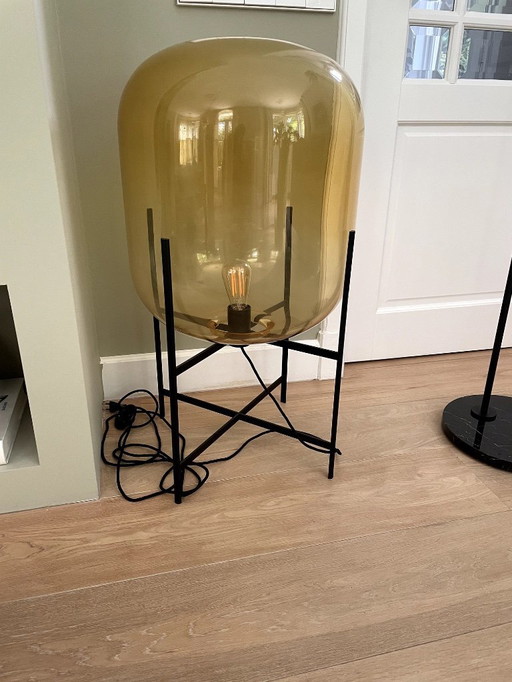 Lampadaire Pulpo Oda Medium en verre ambré