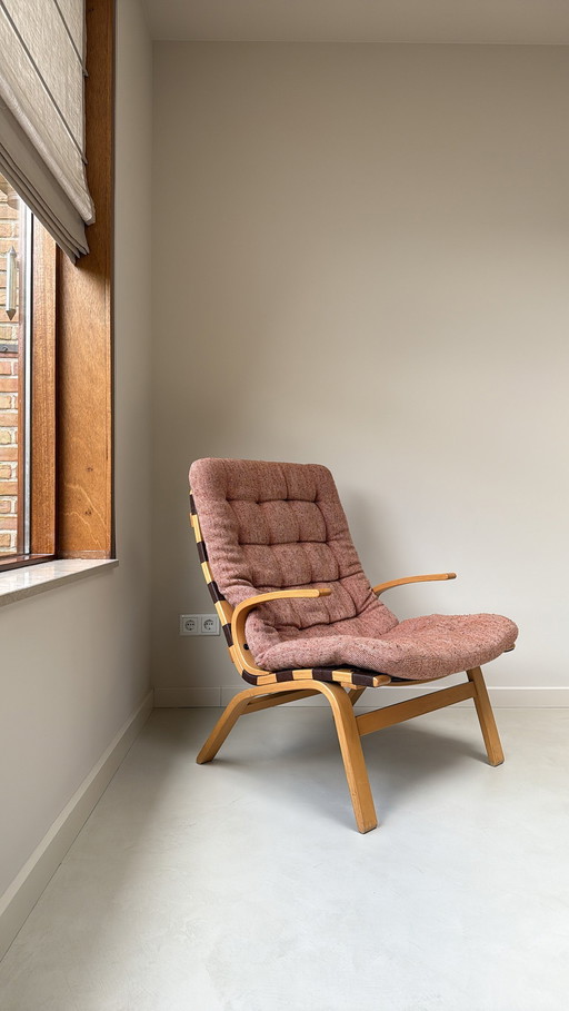 Fauteuil vintage en bois Kleppe du Danemark