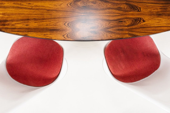 Image 1 of Oval Dining Table in Rosewood by Maurice Burke for Arkana, England, 1960s