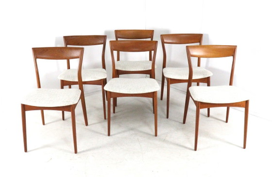 Set 6 Sedie da pranzo R. Borregaard per Viborg vintage imbottite restaurate – Wood (photo 13 of 16)