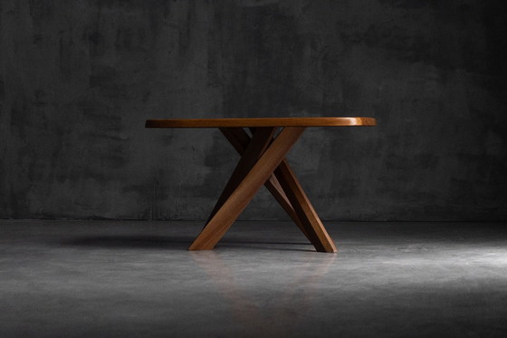 Image 1 of Tavolo da pranzo T35A di Pierre Chapo, Francia, anni '70