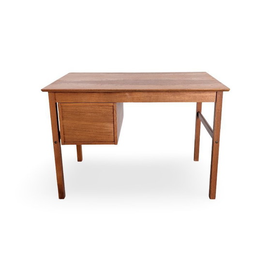 Image 1 of Bureau en teck d'origine, style danois, années 1960