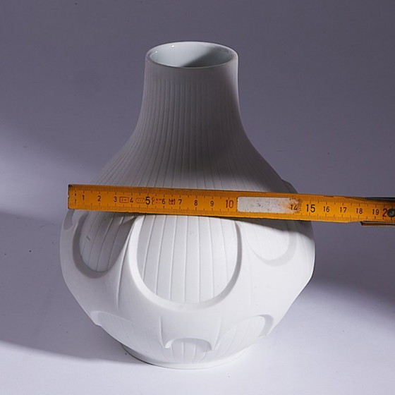 Image 1 of Vintage OP ART Vase - Scherzer Bavaria Midcentury