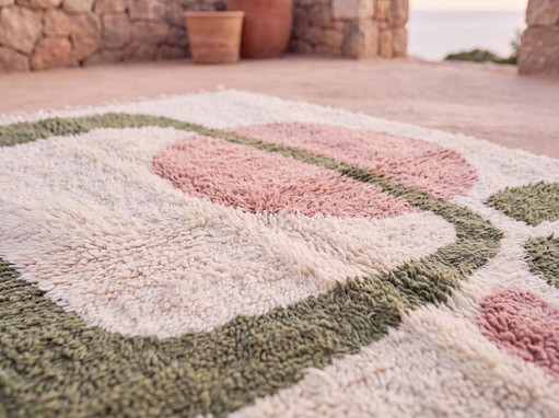 Magnifique tapis berbère en laine sur mesure taille 1,5/2,5 m – Aime Té, vloerkleden en tapijten, Wool (photo 2 of 8)