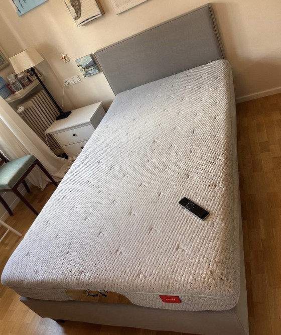 Treca Paris Designer Bed 100x200 cm | Electrically Adjustable, Tréca Paris, Single beds, Textile, Grey (photo 6 of 10)
