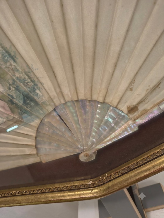 Ventaglio d'Epoca in Madreperla e Seta – Oggetti decorativi, Glass, Wood (photo 3 of 7)