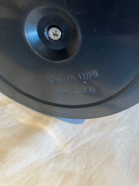 Venetiaanse Lumi Vintage Tafellamp – Veneta Lumi, Bureaulampen, Metal, Plastic (photo 7 of 10)