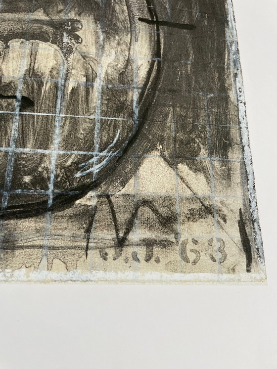 Image 1 of Jasper Johns (Amerikaans, geboren 1930), "Figuur 2", 1963, copyright Jasper Johns, met dank aan het Minneapolis Instit