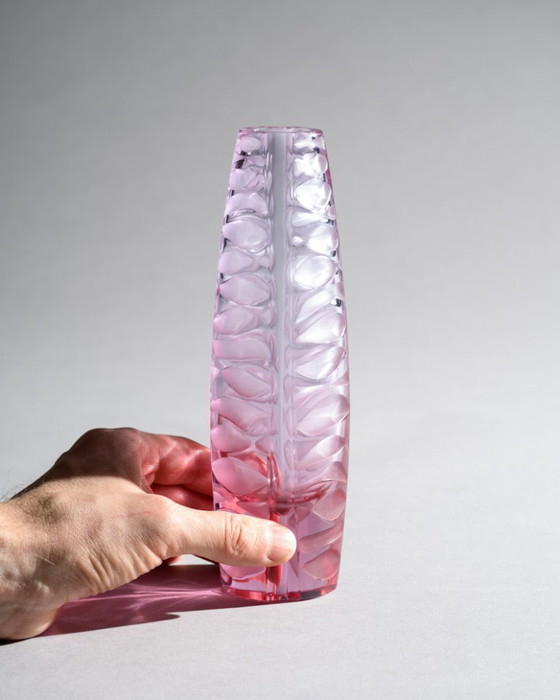 Image 1 of Alexandrite Neodymium Art Glass Vase Václav Horáček Josefodol ZBS Czech 1957